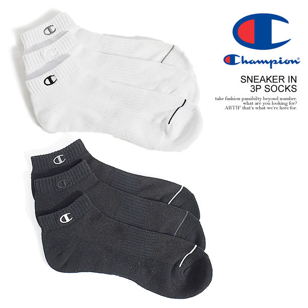 CHAMPION `sI SNEAKER IN 3P SOCKS Y C \bNX Xj[J[\bNX S 3g Xg[g