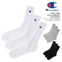 CHAMPION `sI FULL PILE FULL LENGTH 3P SOCKS Y C \bNX Xj[J[\bNX S 3g Xg[g