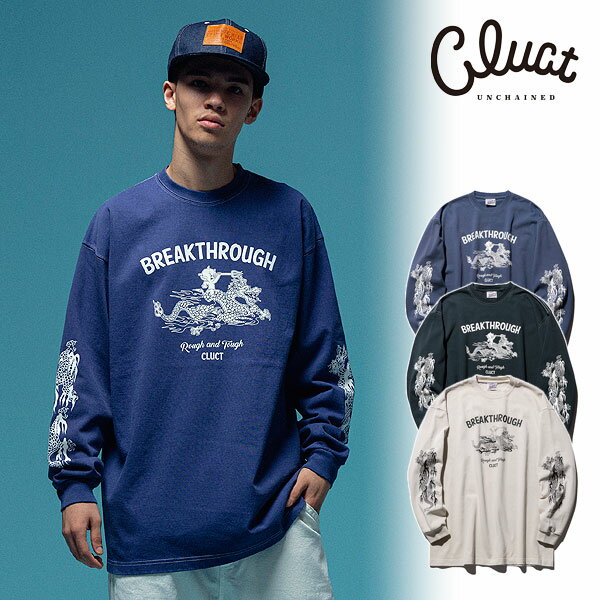 CLUCT クラクト BREAKTHROUGH[DYE L/S TEE] メンズ Tシャツ 送料無料