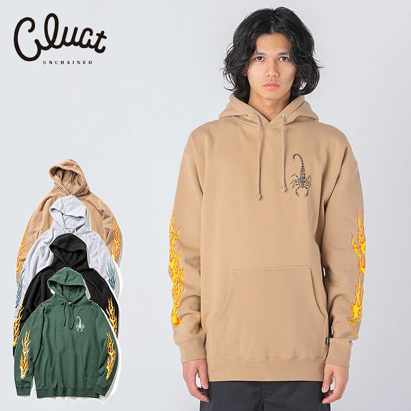 楽天ARTIF50％OFF SALE セール CLUCT クラクト SCORPION[HOODIE] メンズ パーカー 送料無料 ストリート