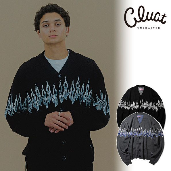 CLUCT クラクト FRAME [CARDIGAN] メンズ カーディガン 送料無料