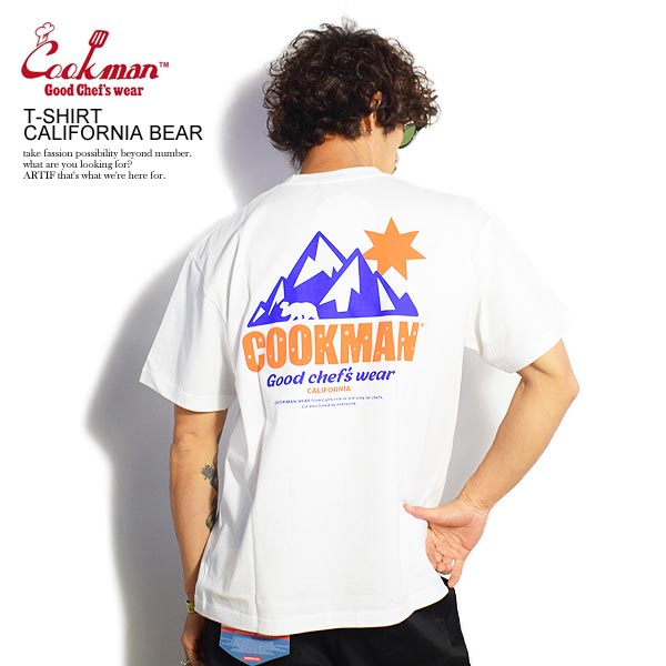COOKMAN クックマン T-shirts California bear 春 夏 メンズ Tシャツ 半袖 半袖Tシャツ おしゃれ かっこいい カジュアル ファッション ストリート トップス 春夏 春服 春物 夏服 夏物 cookman tシャツ