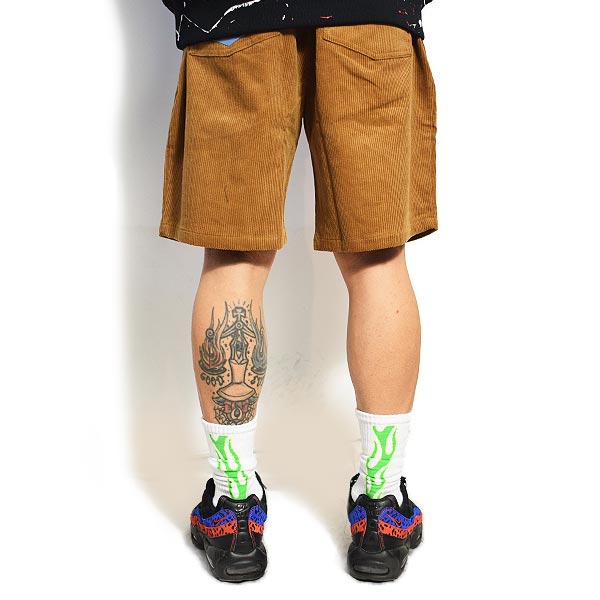 COOKMAN クックマン CHEF SHORT PANTS CORDUROY -BROWN- 231-32950 メンズ ショー...