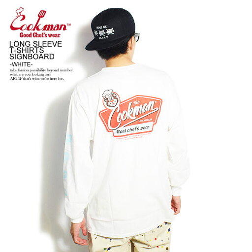 COOKMAN クックマン LONG SLEEVE T-SHIRTS SIGNBOARD -WHITE- メンズ Tシャツ 長袖 長袖Tシャツ ロンT ストリート 送料無料 おしゃれ かっこいい カジュアル ファッション トップス cookman tシャツ COOKMAN クックマン LONG SLEEVE T-SHIRTS SIGNBOARD -WHITE- メンズ Tシャツ 長袖 長袖Tシャツ ロンT ストリート 送料無料 おしゃれ かっこいい カジュアル ファッション トップス cookman tシャツ