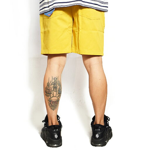 COOKMAN クックマン CHEF SHORT PANTS -MUSTARD- 231-11947 32960 メンズ ショートパンツ ショーツ ハーフパンツ パンツ シェフパンツ イージーパンツ ストリート おしゃれ かっこいい カジュアル ファッション cookman