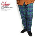 COOKMAN クックマン CHEF PANTS BLACK WATCH CHECK -NAVY- 231-03822 34825メンズ パンツ シェフパンツ イージーパンツ ストリート おしゃれ かっこいい カジュアル ファッション cookman