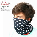 COOKMAN クックマン CHEF 039 S SCARF DOTS -BLACK- メンズ スカーフ フェイスマスク ネックウォーマー ヘッドバンド 3ウェイ ストリート おしゃれ かっこいい カジュアル ファッション cookman