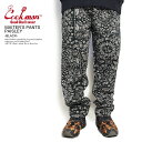 COOKMAN クックマン WAITER'S PANTS PAISLEY-BLACK- 34823 34885 メンズ パンツ ウェイターズパンツ イージーパンツ ストリート おしゃれ かっこいい カジュアル ファッション cookman