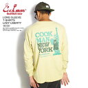 COOKMAN クックマン LONG SLEEVE T-SHIRTS LADY LIBERTY -BEIGE- メンズ Tシャツ 長袖 長袖Tシャツ ロンT 送料無料 ストリート おしゃれ かっこいい カジュアル ファッション トップス cookman tシャツ