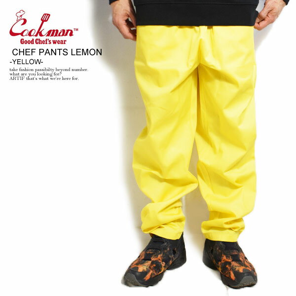 COOKMAN åޥ CHEF PANTS LEMON -YELLOW-  ѥ եѥ ѥ ̵ ...