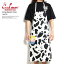 COOKMAN åޥ Long Apron Cow -WHITE-  ץ 󥰥ץ ȥ꡼