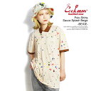 COOKMAN クックマン Polo Shirts Sauce Splash Beige -BEIGE- メンズ ポロシャツ 半袖 ドライ素材 送料無料 ストリート