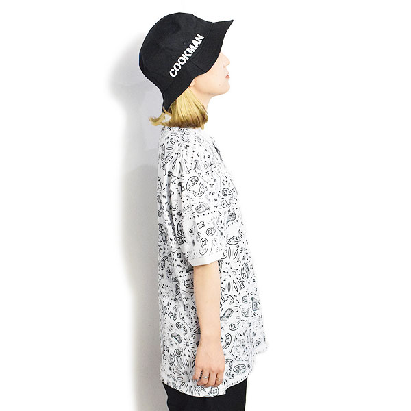 COOKMAN クックマン Polo Shirts Paisley White -WHITE- メンズ ポロシャツ 半袖 ...