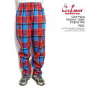 COOKMAN NbN} Chef Pants Woolmix Tartan Original Red -RED- Y pc VFtpc C[W[pc  Xg[g