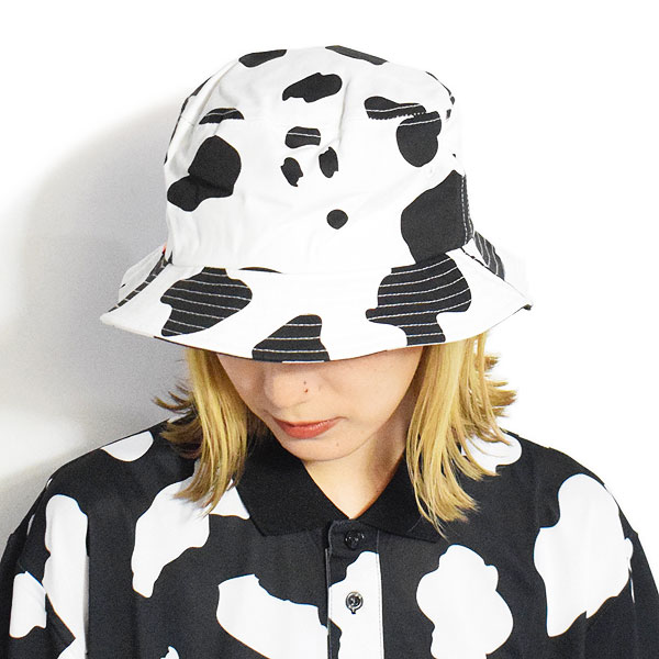 COOKMAN クックマン Bucket Hat Cow White -WHITE- ユニセックス ハット バケットハット バケハ 送料無料 ストリート