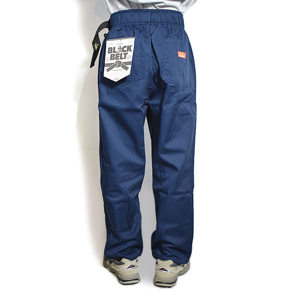 COOKMAN クックマン Chef Pants Semiwide Black Belt Navy -NAVY- メンズ パンツ シェフパンツ セミワイド ベルト付き イージーパンツ 送料無料 ストリート