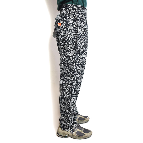 COOKMAN クックマン Chef Pants Semiwide Paisley Black -BLACK- メンズ パンツ シ...