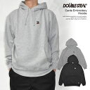 30%OFF SALE セール DOUBLE STEAL ダブルスティール Cards Embroidery Hoodie メンズ パーカー プルオーバー スウ...