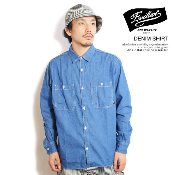 EVILACT C[uANg DENIM SHIRT Y Vc  fjVc Yfj  Xg[g