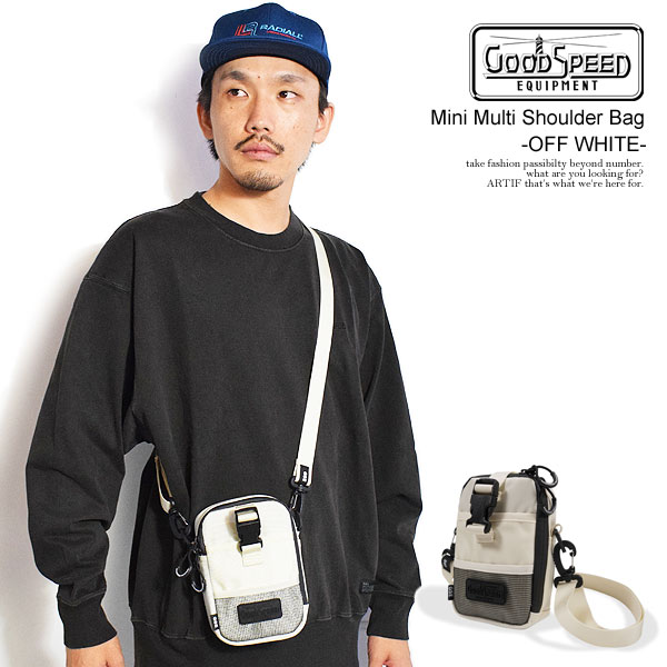 GOODSPEED equipment グッドスピード イクイップメント Mini Multi Shoulder Bag -OFF WHITE- メンズ バッグ ショルダーバッグ 送料無料 ストリート(4)