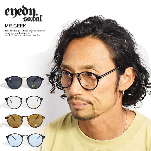 eyedy アイディ MR. GEEK メンズ サングラス 丸メガネ 伊達メガネ ストリート