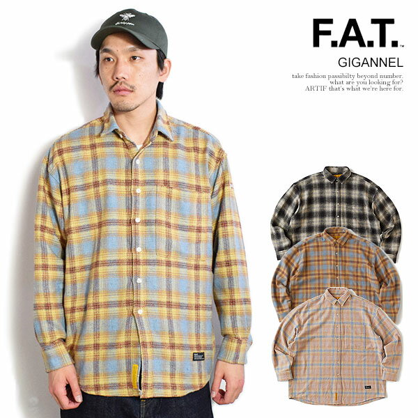 楽天市場】FAT ネルシャツ（カジュアルシャツ｜トップス）：メンズ