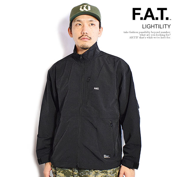 F.A.T. ナイロンジャケット グレー 刺繍ロゴ TITCH 楽天市場】ナイロンジャケット メンズ（ブランドFAT）の通販