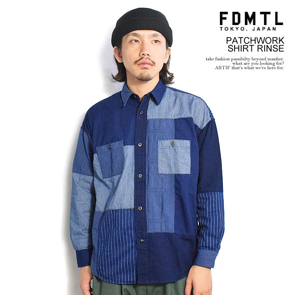 FDMTL t@_^ PATCHWORK SHIRT RINSE Y Vc  pb`[N pb`[NVc  Xg[g