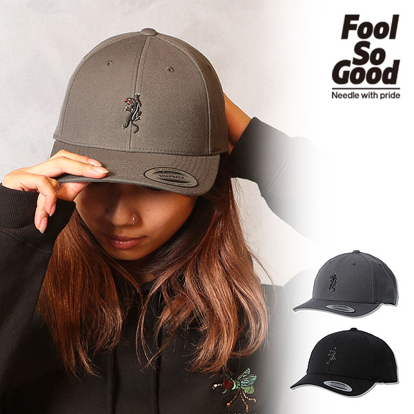 40％OFF SALE セール Fool So Good フールソーグッド BLACK PANTHER CURVE VISOR CAP メンズ キャップ