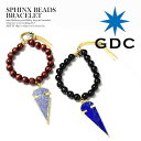 GDC ジーディーシー SPHINX BEADS BRACELET メンズ レディース ブレスレット ビーズ アクセサリー ウッドビーズ ラピスラズリ 天然石 おしゃれ かっこいい ストリート ファッション gdc メール便可