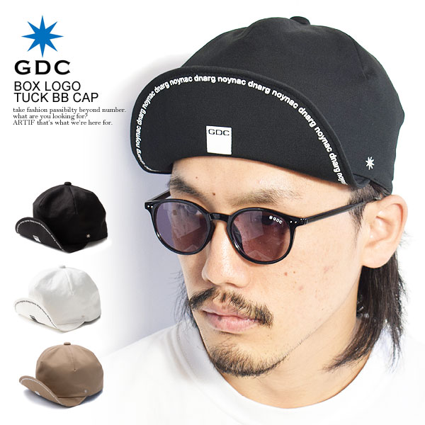 GDC ジーディーシー BOX LOGO TUCK BB CAP メンズ キャップ BBキャップ 帽子 レディース ユニセックス 送料無料 ストリート おしゃれ かっこいい カジュアル ファッション gdc