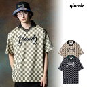 2024 夏 先行予約 5月下旬～6月上旬入荷予定 glamb グラム Checkered Polo Shirt チェッカードポロシャツ ポロシャツ 送料無料 キャンセル不可