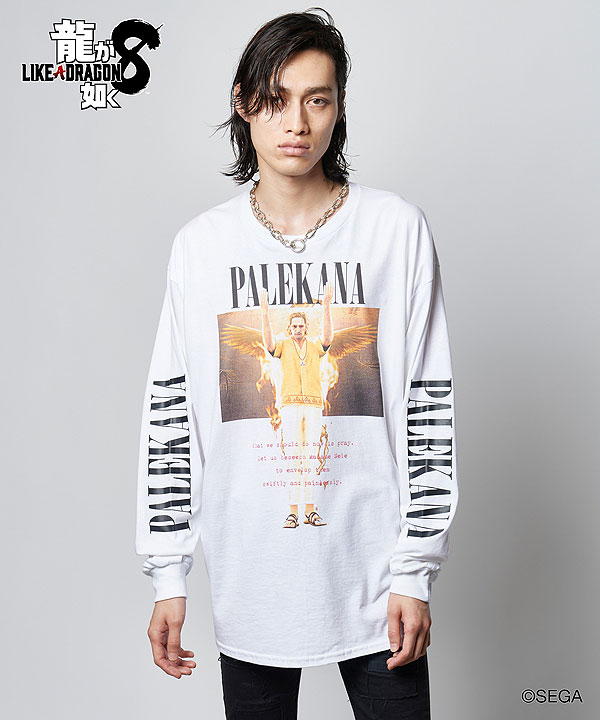 glamb×龍が如く8 glamb グラム Bryce Fairchild Long Sleeves T-shirt ブライスフェアチャイルドロングスリーブTシャツ メンズ Tシャツ コラボ 送料無料