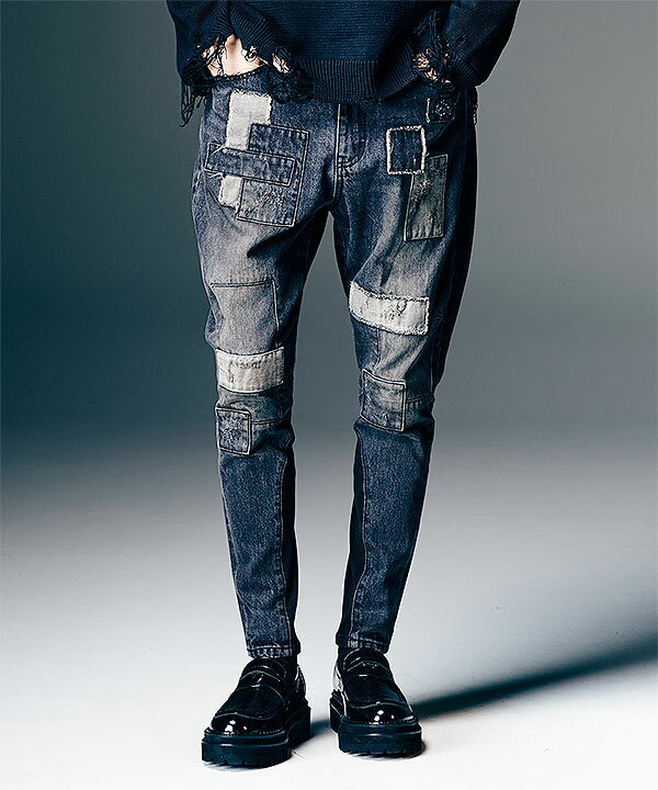 2026 春 先行予約 3月下旬〜4月上旬入荷予定 glamb グラム Unplugged Poly Denim パンツ アンプラグドポリーデニム 送料無料 キャンセル不可