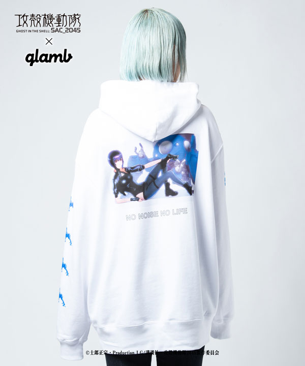 glamb×攻殻機動隊 SAC_2045 glamb グラム SAC hoodie エスエーシーフーディ メンズ パーカー コラボ 送料無料 ストリート