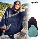 2023 冬 先行予約 11月下旬〜12月上旬入荷予定 glamb グラム Turtle Neck Creed Knit タートルネッククリードニット ニット 送料無料 キャンセル不可