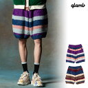 2024  s\ 5{`6{ח\ glamb O Fuzzy Border Knit Shorts t@W[{[_[jbgV[c pc  LZs