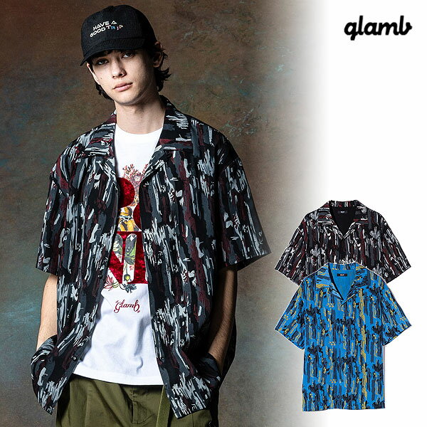 2024  s\ 4{`5{ח\ glamb O Brush Stroke Shirt uVXg[NVc Vc  LZs