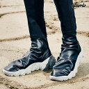 glamb グラム High Cut Drape Sneakers ハイカットドレープスニーカー スニーカー 送料無料