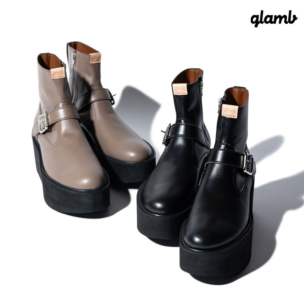 2024 秋 先行予約 8月下旬〜9月上旬入荷予定 glamb グラム Platform Short Engineer Boots プラットフォームショートエンジニアブーツ ブーツ 送料無料 キャンセル不可