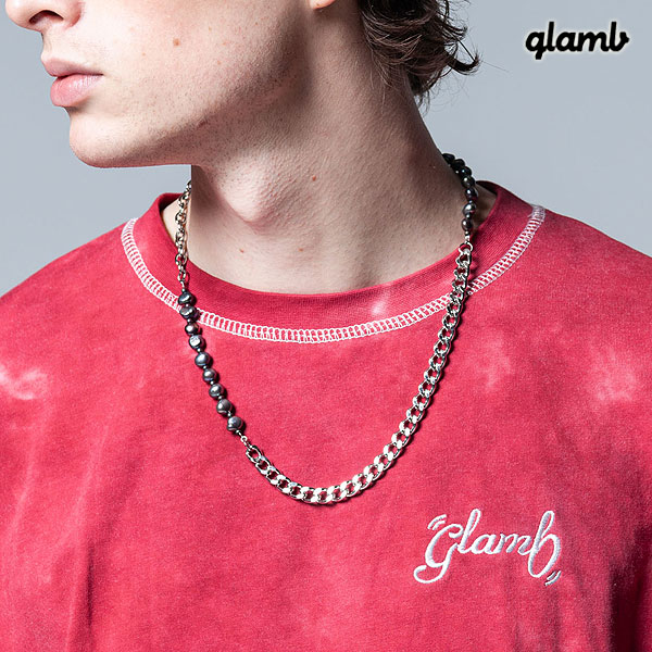 glamb グラム Black Pearl Chain Necklace ブラックパールチェーンネックレス ネックレス 送料無料