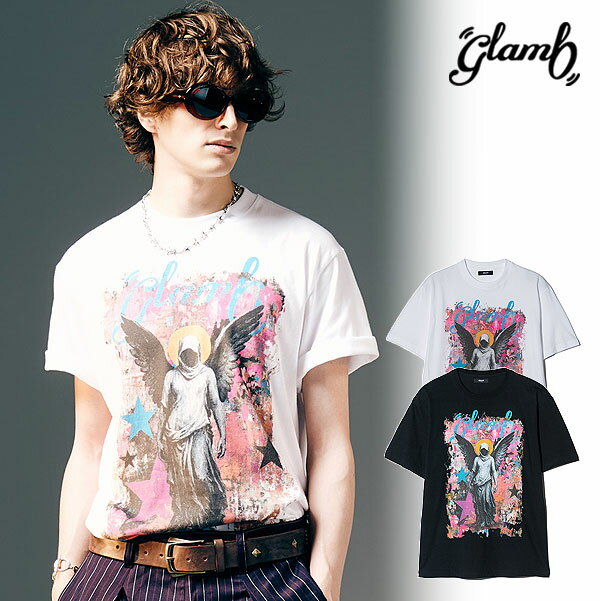 2025 冬 先行予約 10月下旬〜11月上旬入荷予定 glamb グラム Angel T-Shirt エンジェルTシャツ Tシャツ 送料無料 キャンセル不可