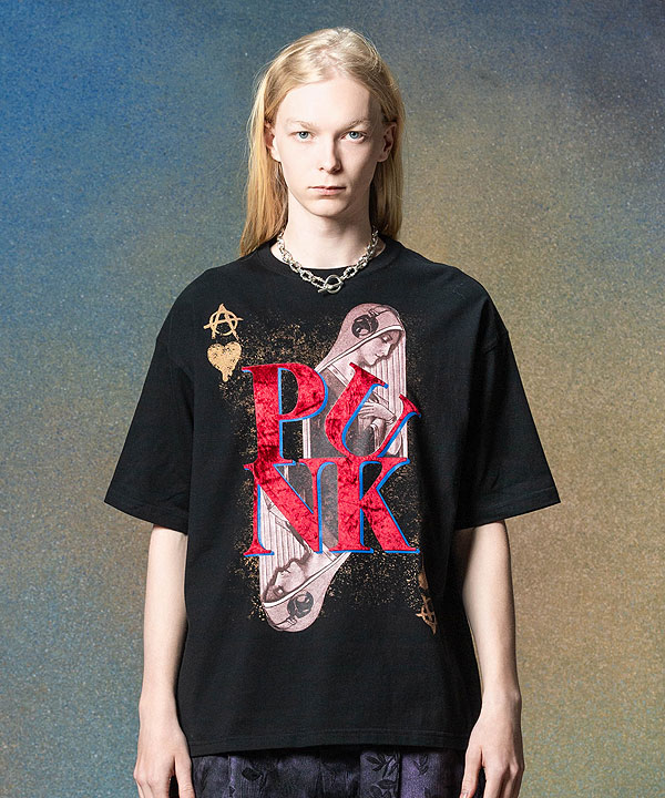glamb グラム Punk Prayer T-Shirt パンクプレイヤーTシャツ Tシャツ 送料無料
