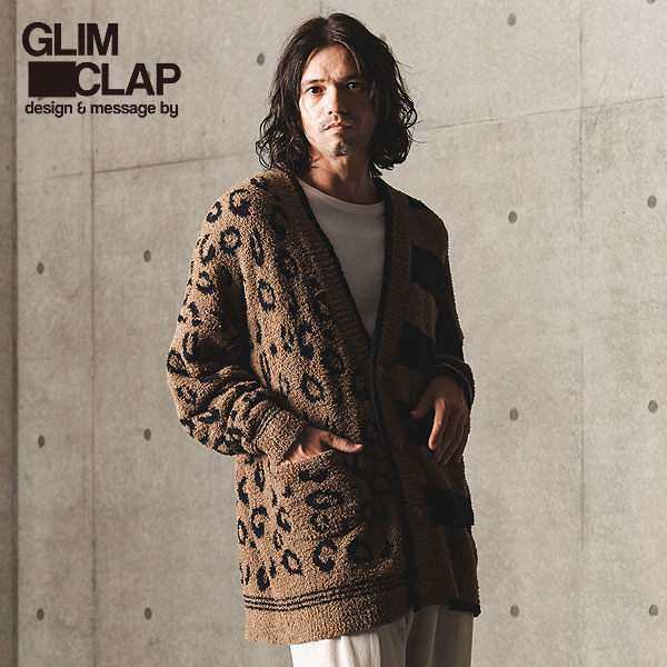 50％OFF SALE セール GLIMCLAP グリムクラップ Mole sweater asymmetry design cardigan メンズ カーディガン 送料無料