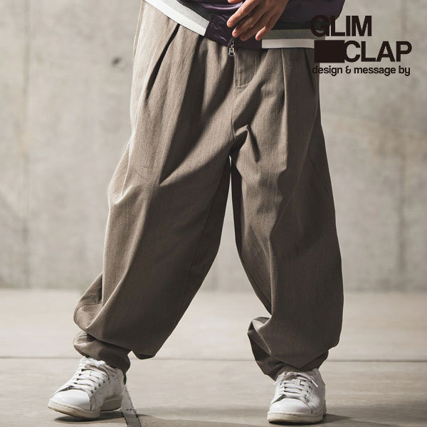 GLIMCLAP グリムクラップ Cotton color dungaree balloon silhouette pants メンズ パンツ 送料無料 キャンセル不可