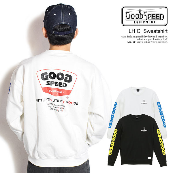 GOODSPEED equipment グッドスピード イクイップメント GOODSPEED equipment LH C. Sweatshirt メンズ スウェット トレーナー 送料無料 ストリート