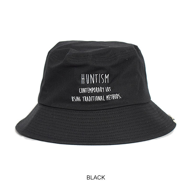 HUNTISM ハンティズム Embroidery RS Hat メンズ ハット バケットハット バケハ リ...