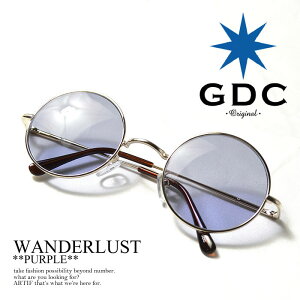 GDC ジーディーシー WANDERLUST GGDC gdc メンズ レディース 眼鏡 サングラス 丸メガネ wanderlust ストリート系 ファッション おしゃれ 丸めがね めがね ARTIF シルバー フレーム アクセサリー メンズファッション| カラーレンズ 伊達メガネ だてめがね 伊達眼鏡 丸型