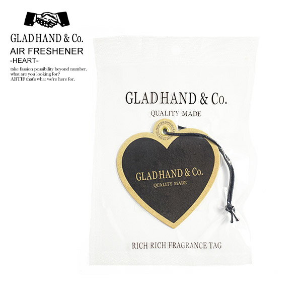 GLAD HAND グラッドハンド AIR FRESHENER -HEART- メンズ エアフレッシュナー 芳香剤 吊り下げ インテリア フレグランス おしゃれ かっこいい カジュアル ファッション ストリート gladhand