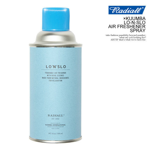 RADIALL ラディアル×KUUMBA LO-N-SLO - AIR FRESHENER SPRAY radiall メンズ エアフレッシュナー スプレー ユニセックス インテリア ストリート